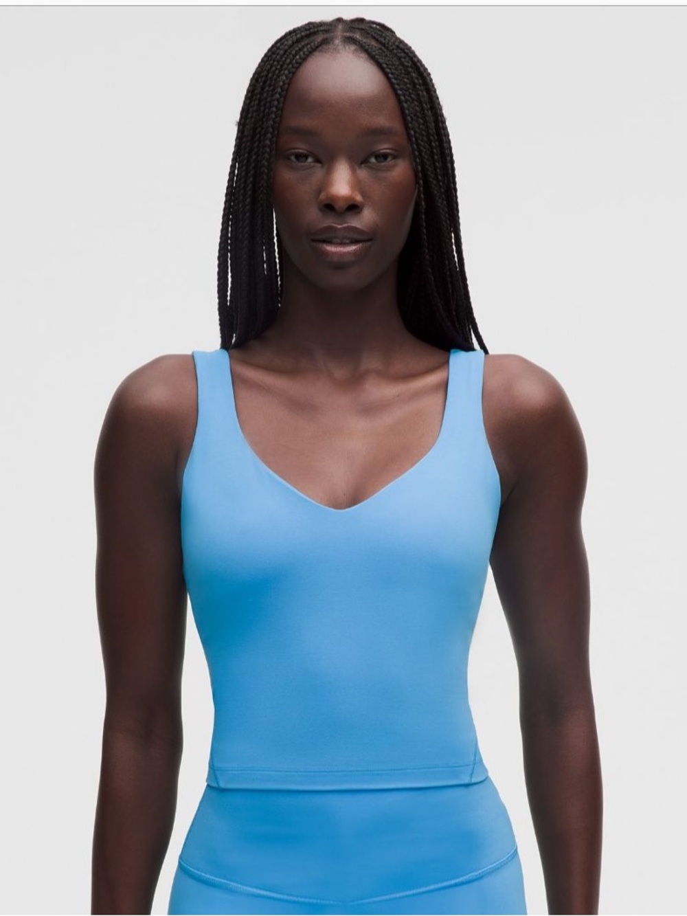 lululemon blue kayak align tank